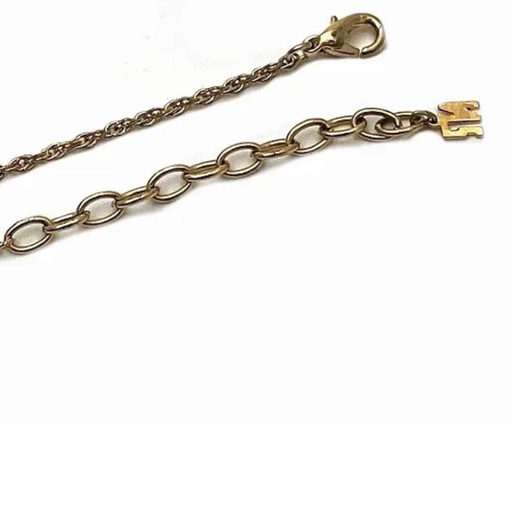 Nina Ricci Gold Rope Chain Necklace With Pendant EUC - Picture 3 of 5